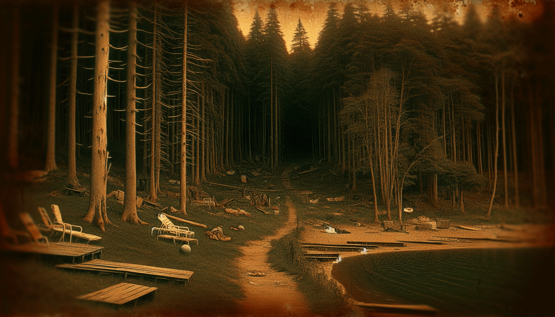 Crime scene illustration
