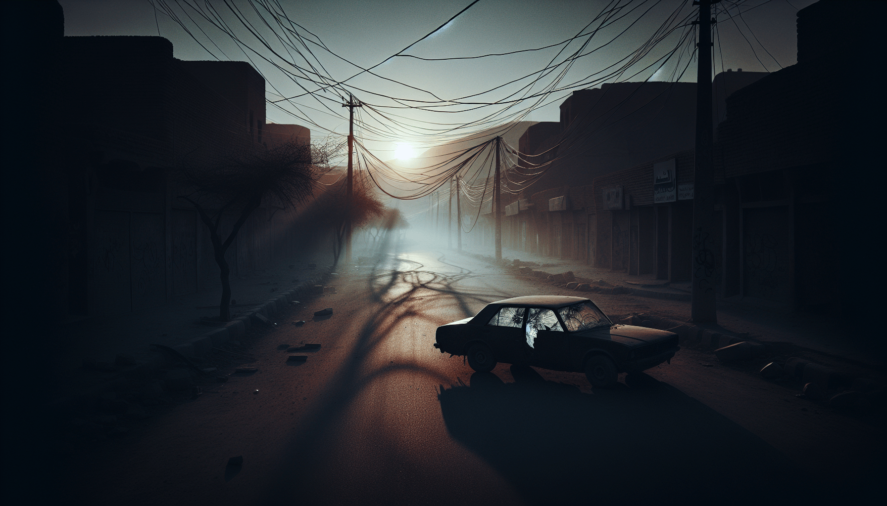 Crime scene illustration
