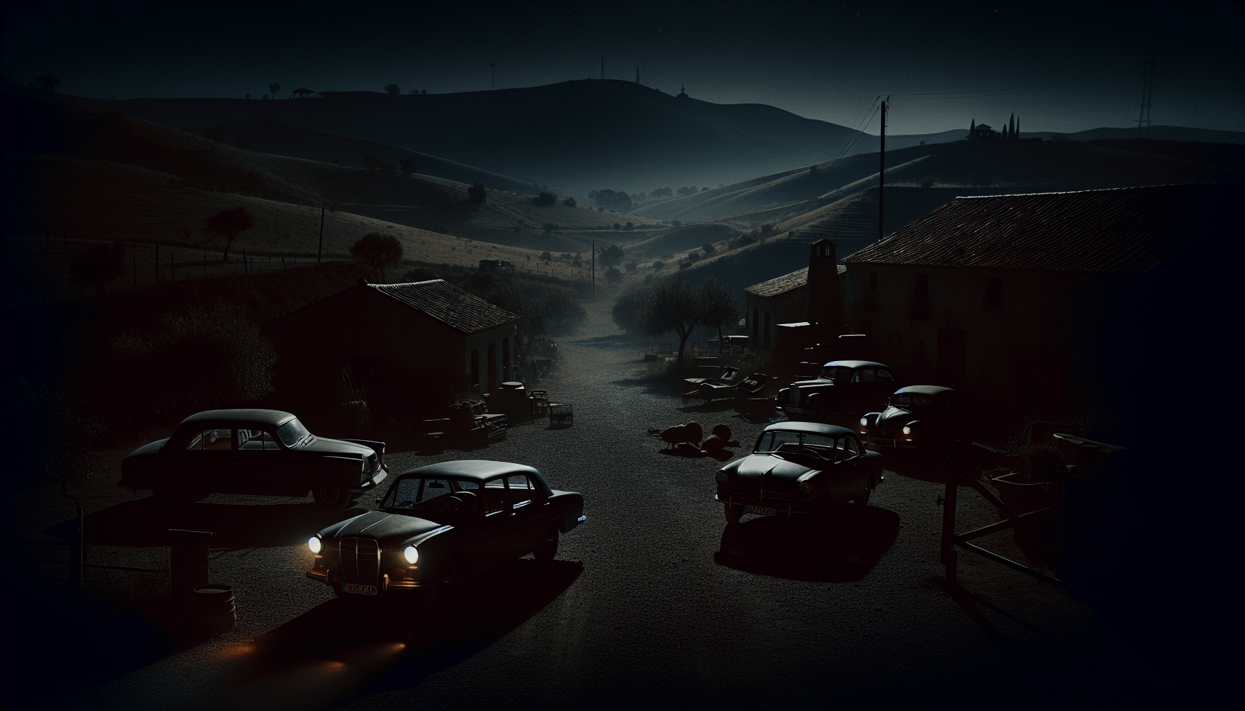 Crime scene illustration