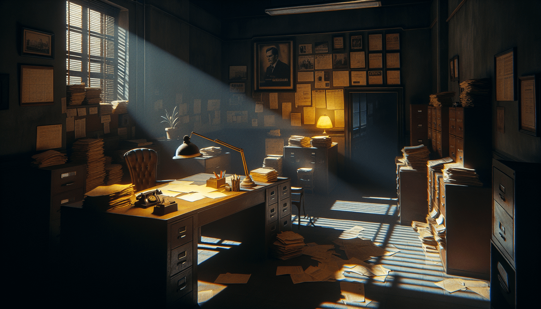 Crime scene illustration