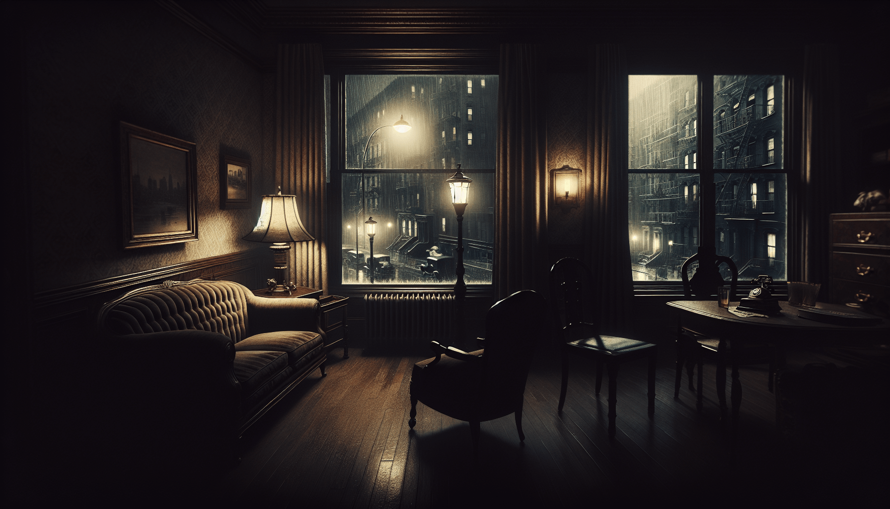 Crime scene illustration