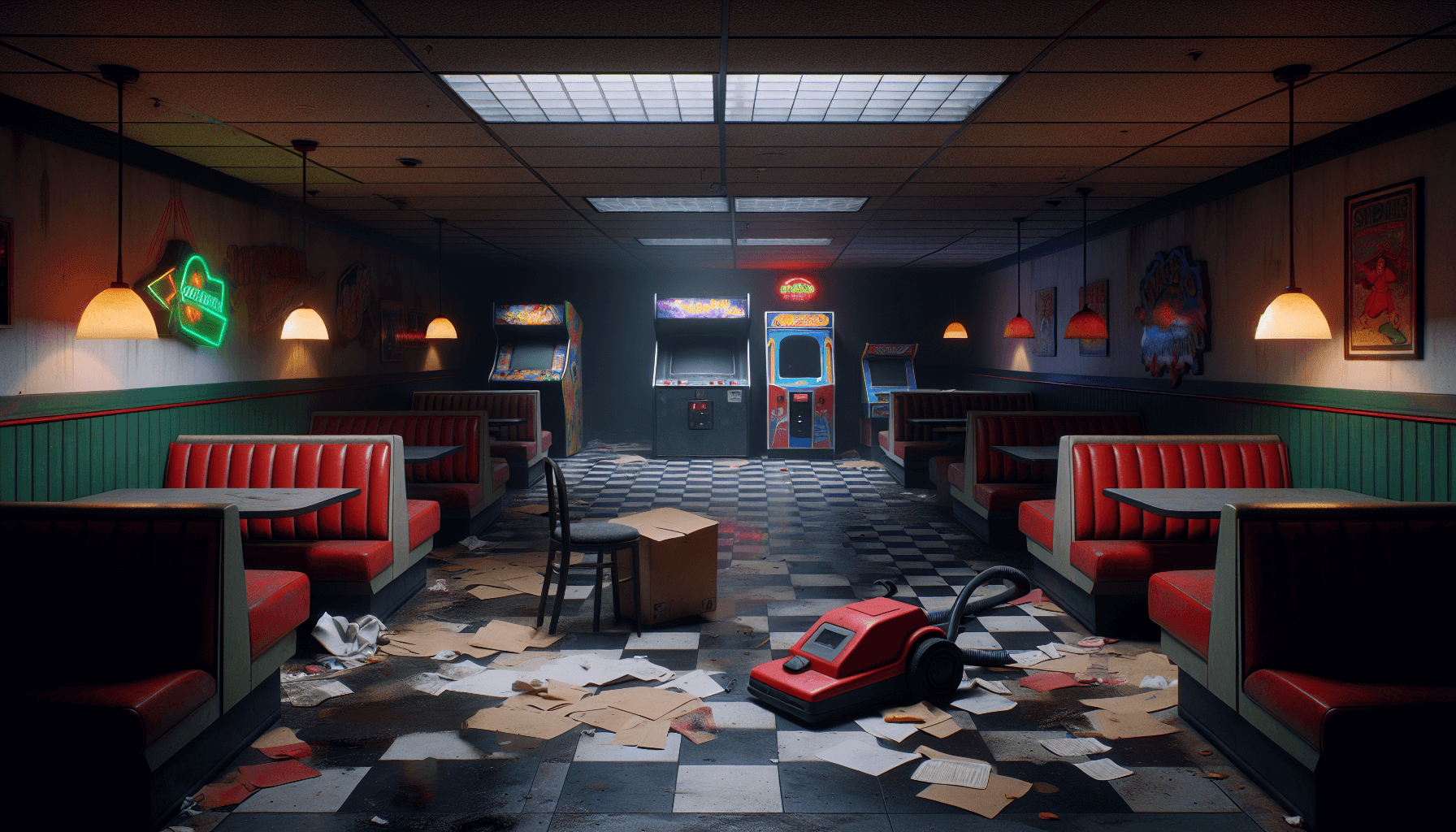 Crime scene illustration