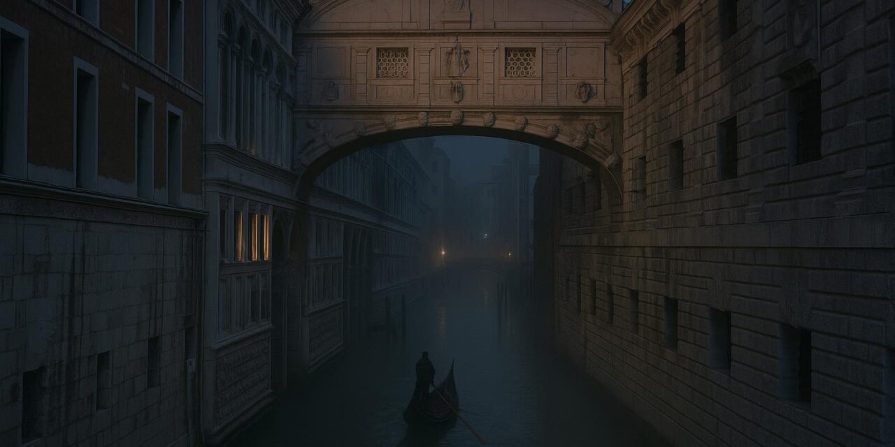 The Bridge of Sighs: Haunting of Venice’s Doge’s Palace Prison, Italy