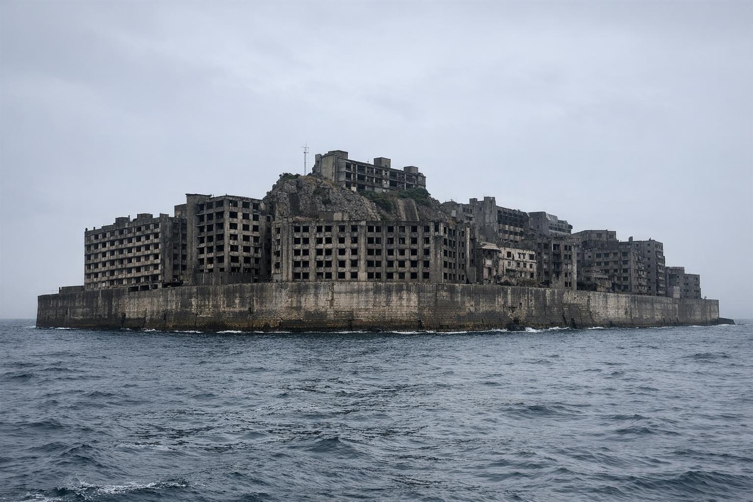 The Ghost City They Abandoned Overnight: Japan's Hashima Island and Its Vanished Mining World