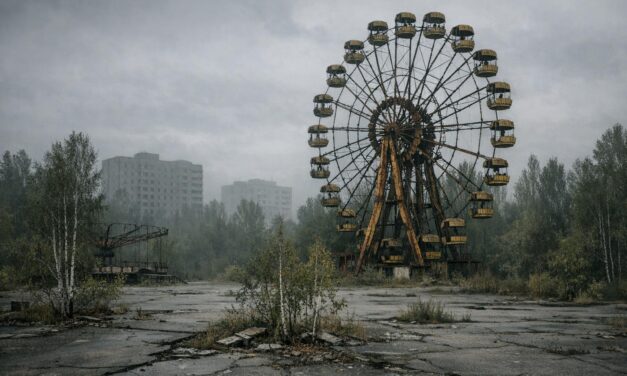 The City Frozen at the Moment of Disaster: Haunting of Chernobyl’s Abandoned Ghost Town of Pripyat, Ukraine